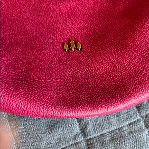 Portland Leather Goods Large Slouchy Shoulder Bag Orchid Pink - Picture 5 of 12